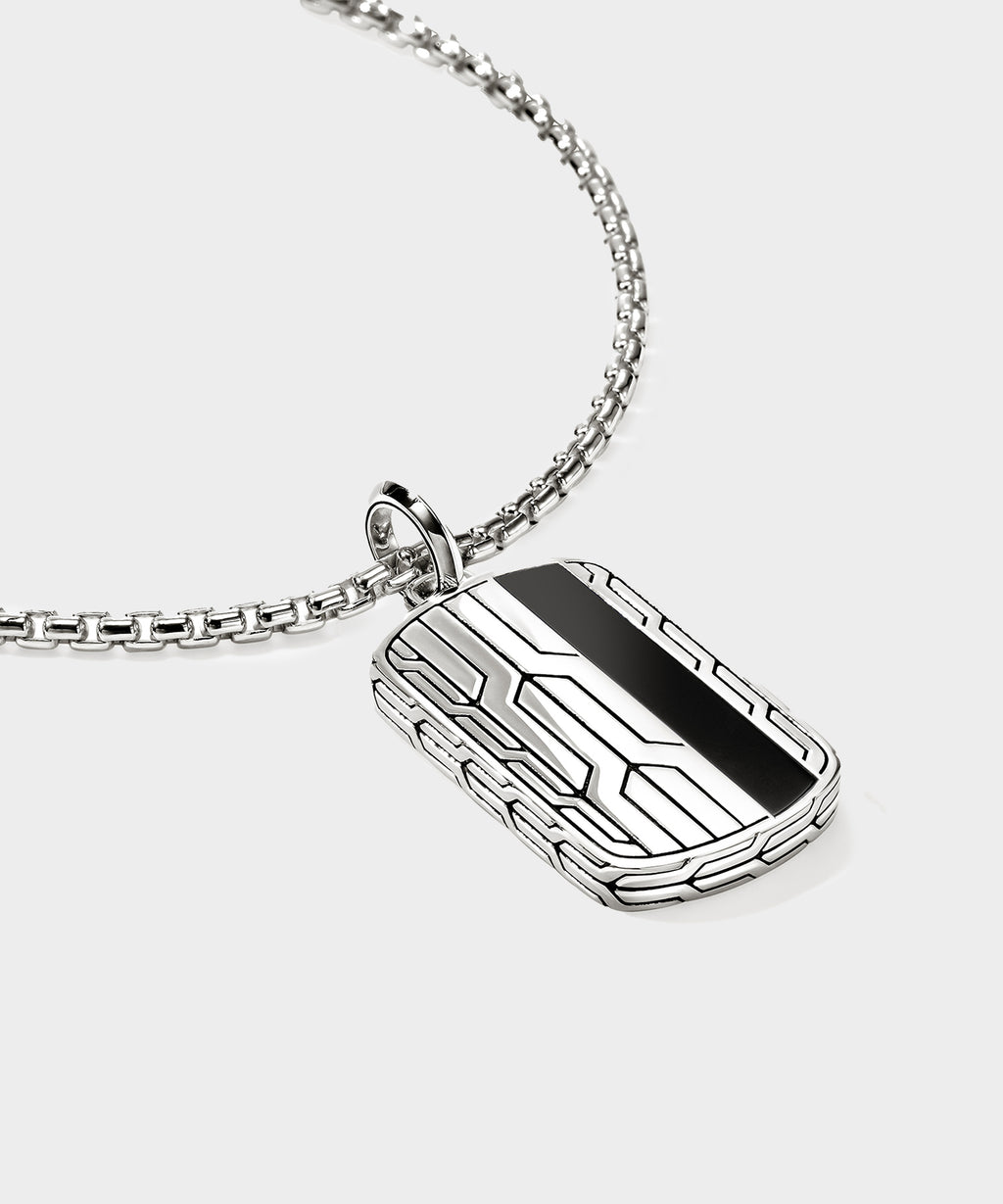 John Hardy Sterling Silver Icon 50 Pendant Necklace