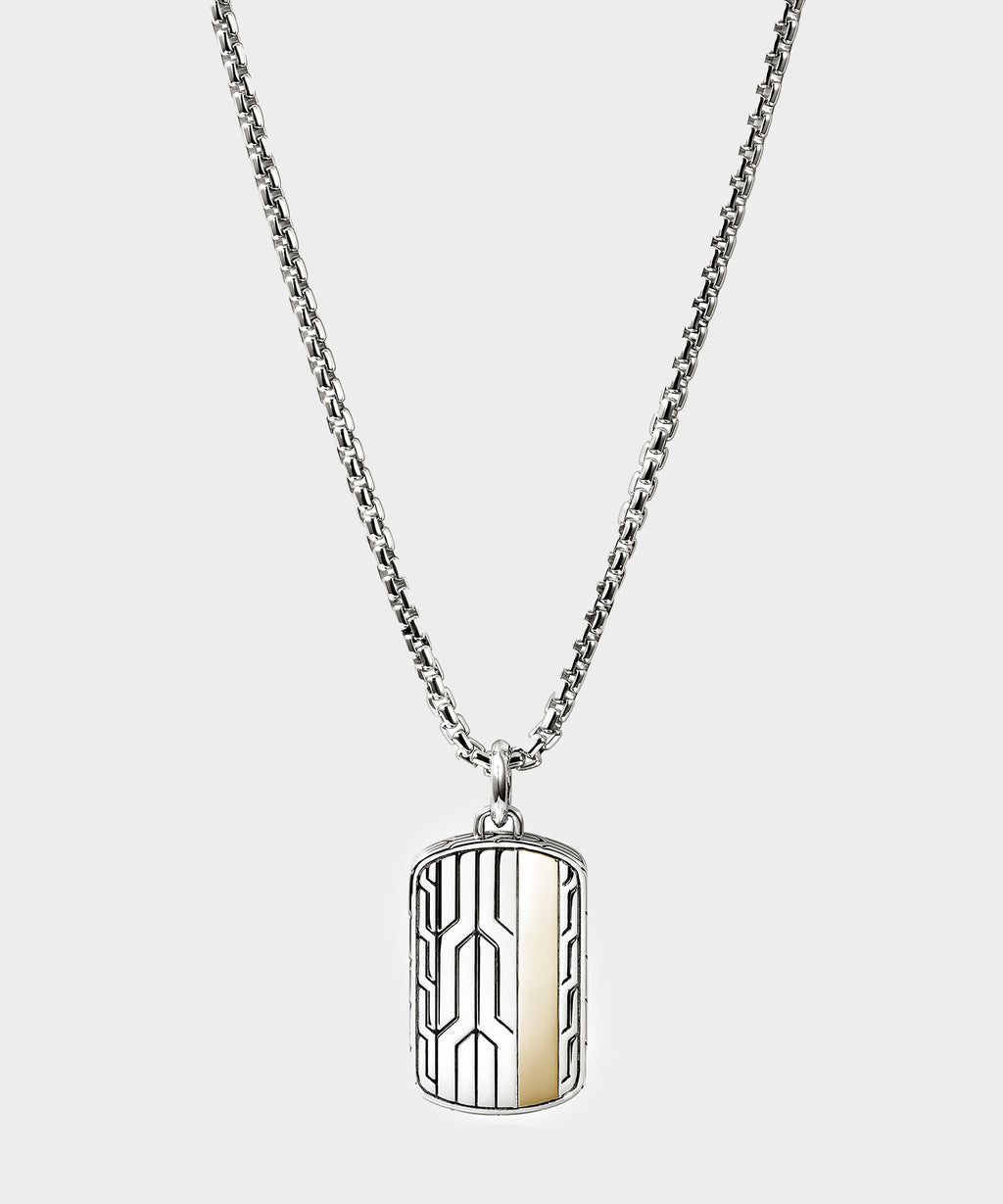 John Hardy 14K Gold Icon 50 Pendant Necklace