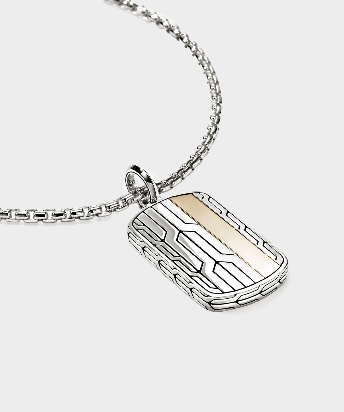 John Hardy 14K Gold Icon 50 Pendant Necklace