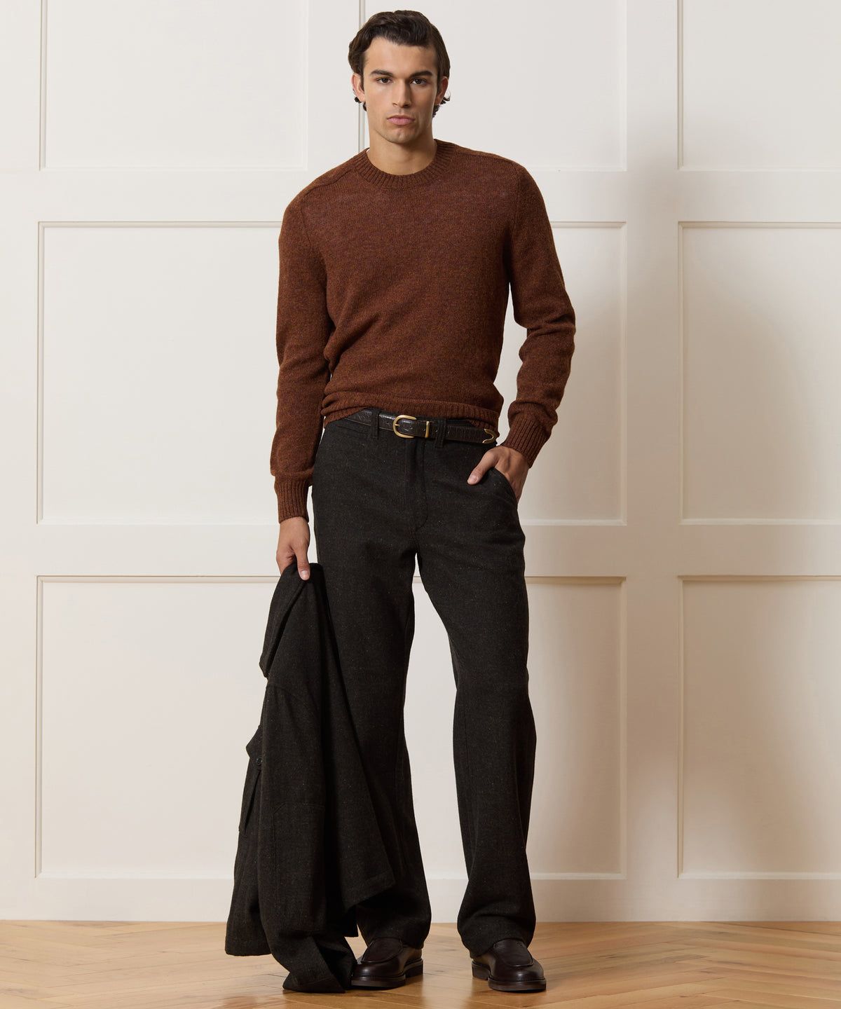 Italian Wool Crewneck Sweater