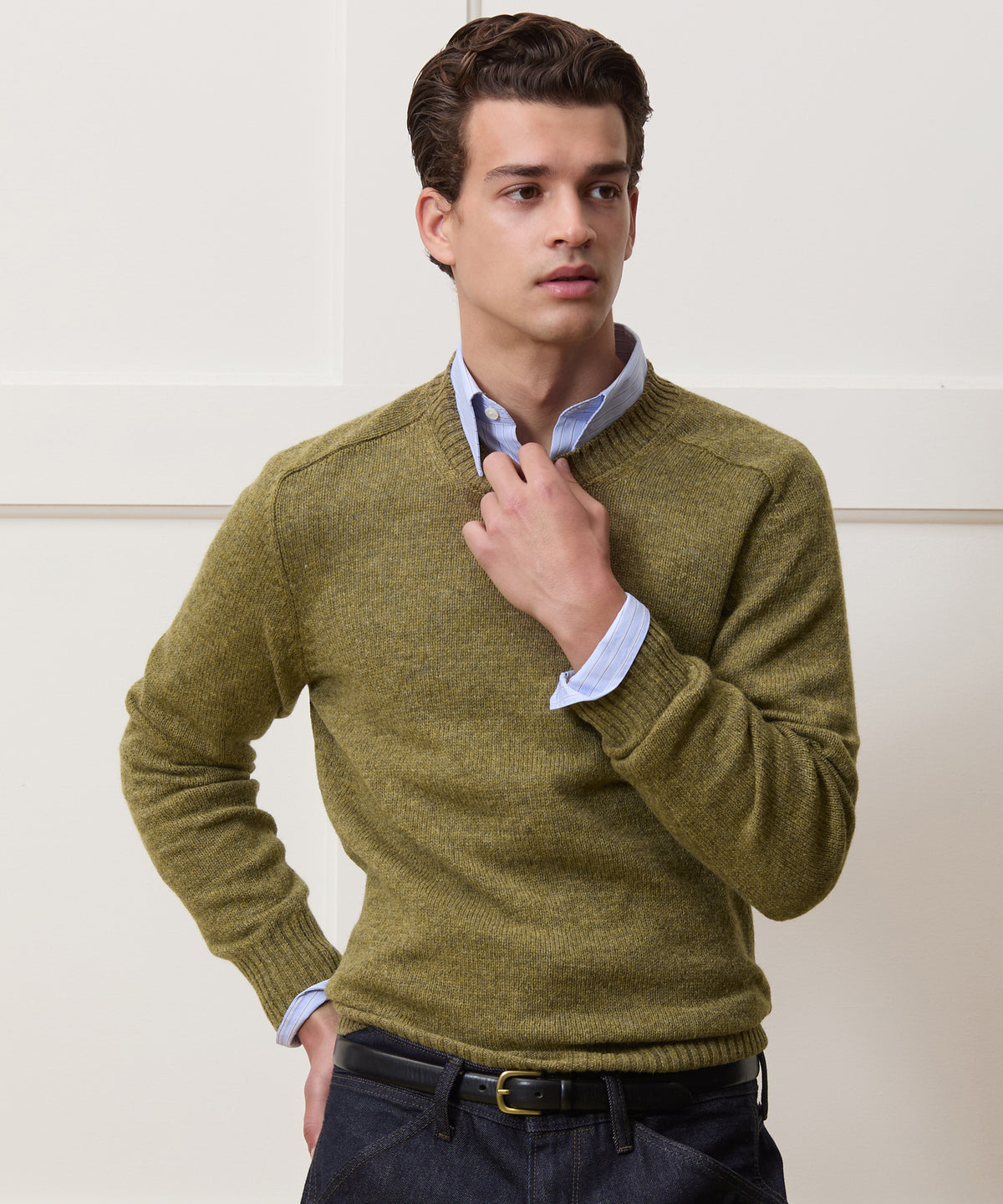 Italian Wool Crewneck Sweater