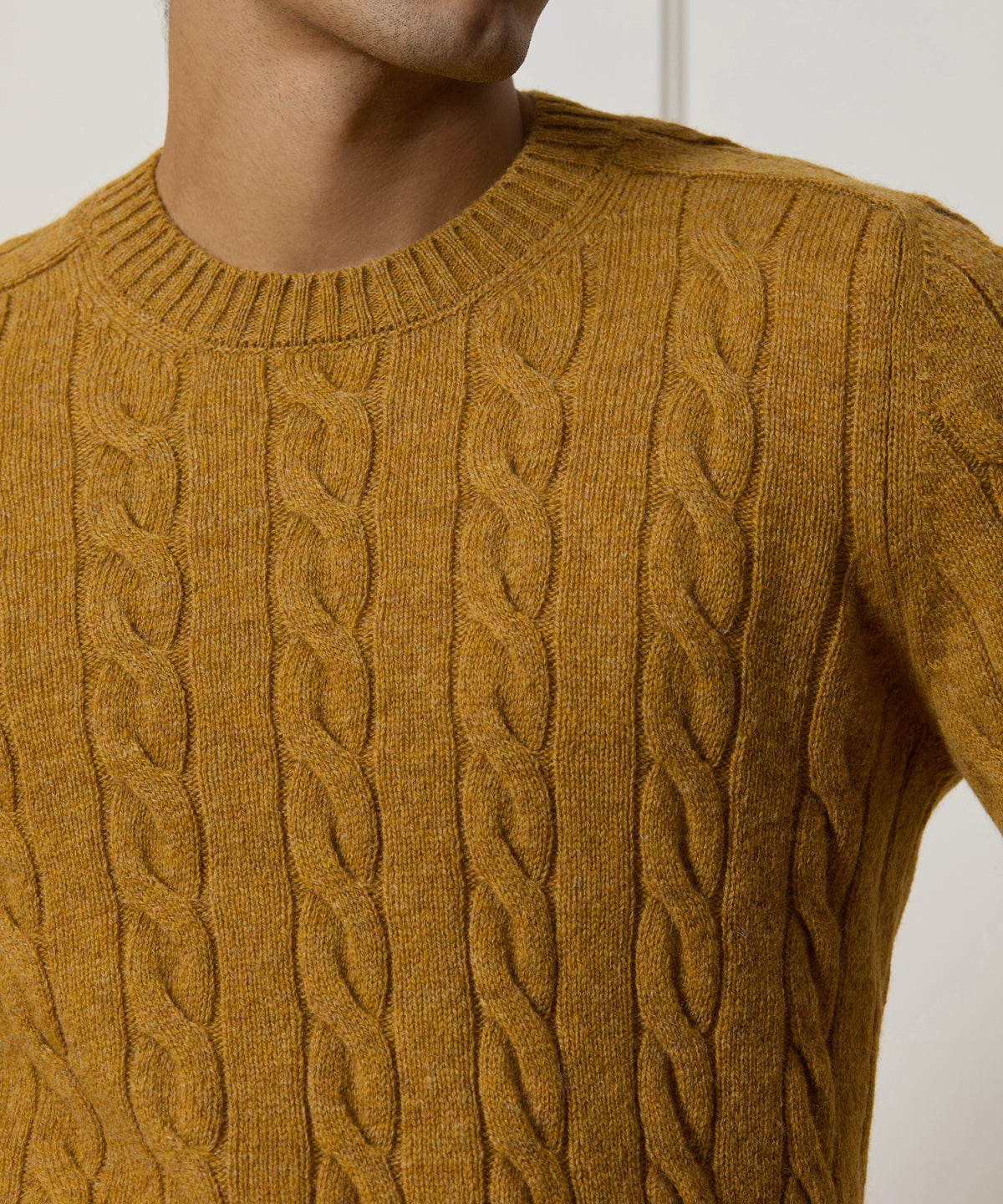 Italian Wool Cable Knit Sweater