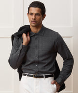 Knit Cotton Dress Shirt