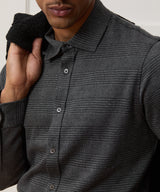 Knit Cotton Dress Shirt
