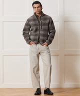 Plaid Fleece Lodge Jacket