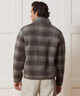 Plaid Fleece Lodge Jacket