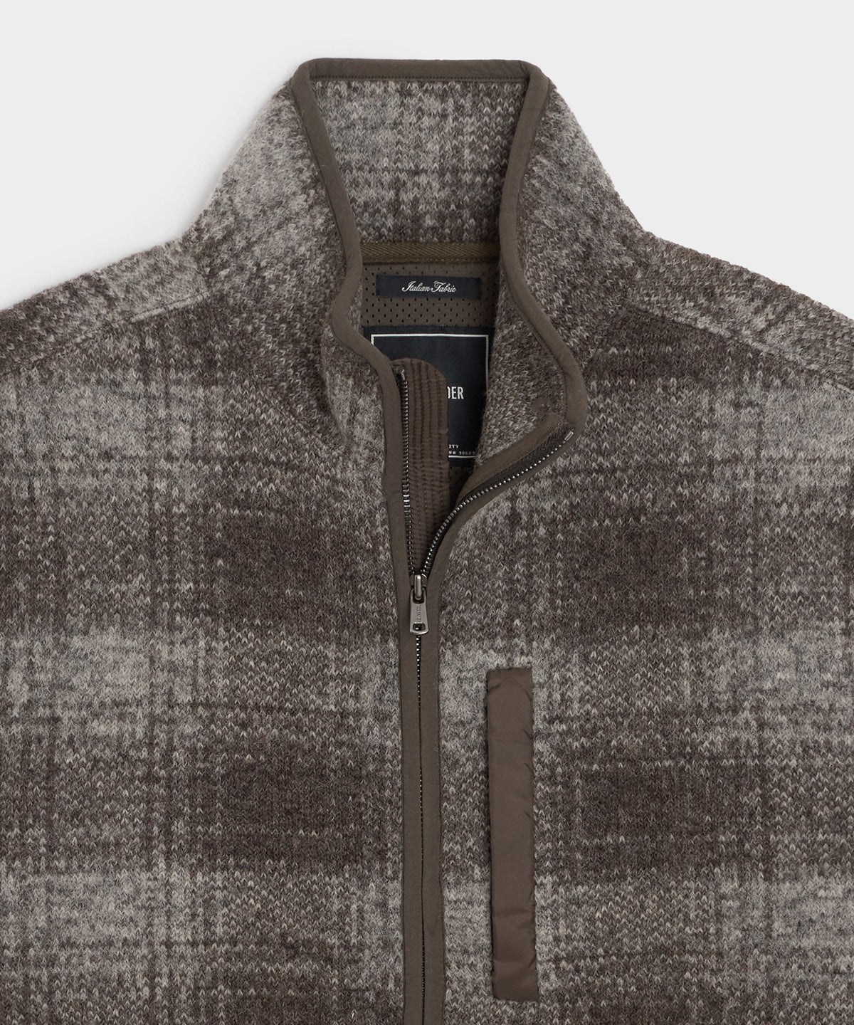 Plaid Fleece Lodge Jacket