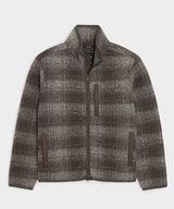 Plaid Fleece Lodge Jacket