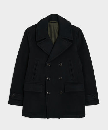 Italian Wool-Cashmere Peacoat in Black – Todd Snyder