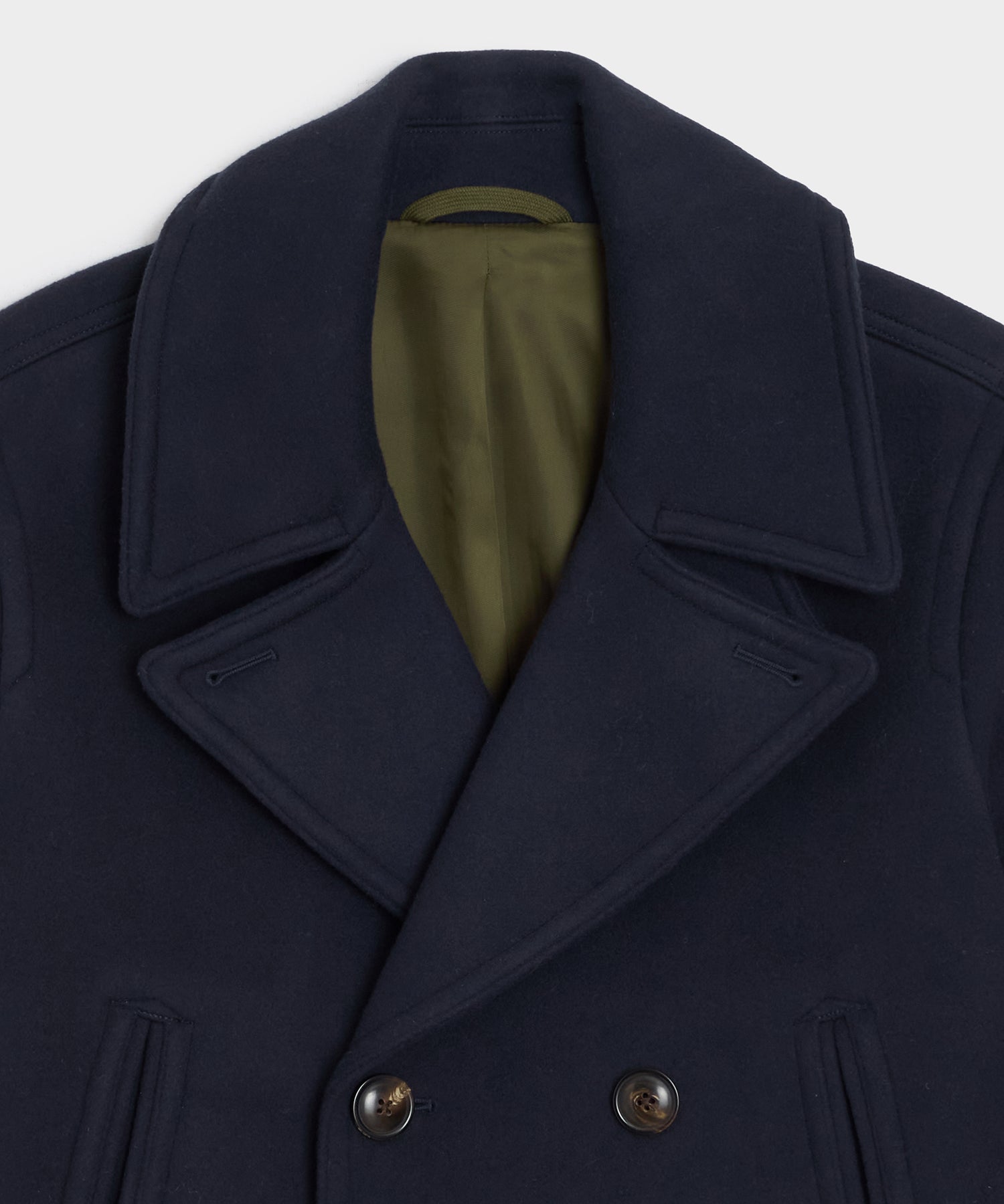 Italian Wool-Cashmere Peacoat in Navy – Todd Snyder