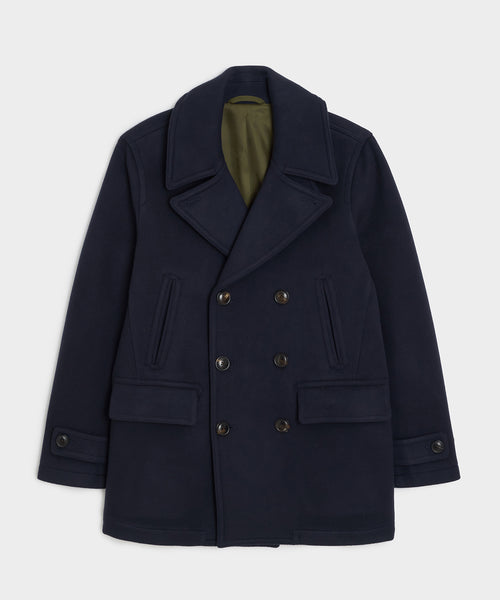Italian Wool-Cashmere Peacoat in Navy – Todd Snyder