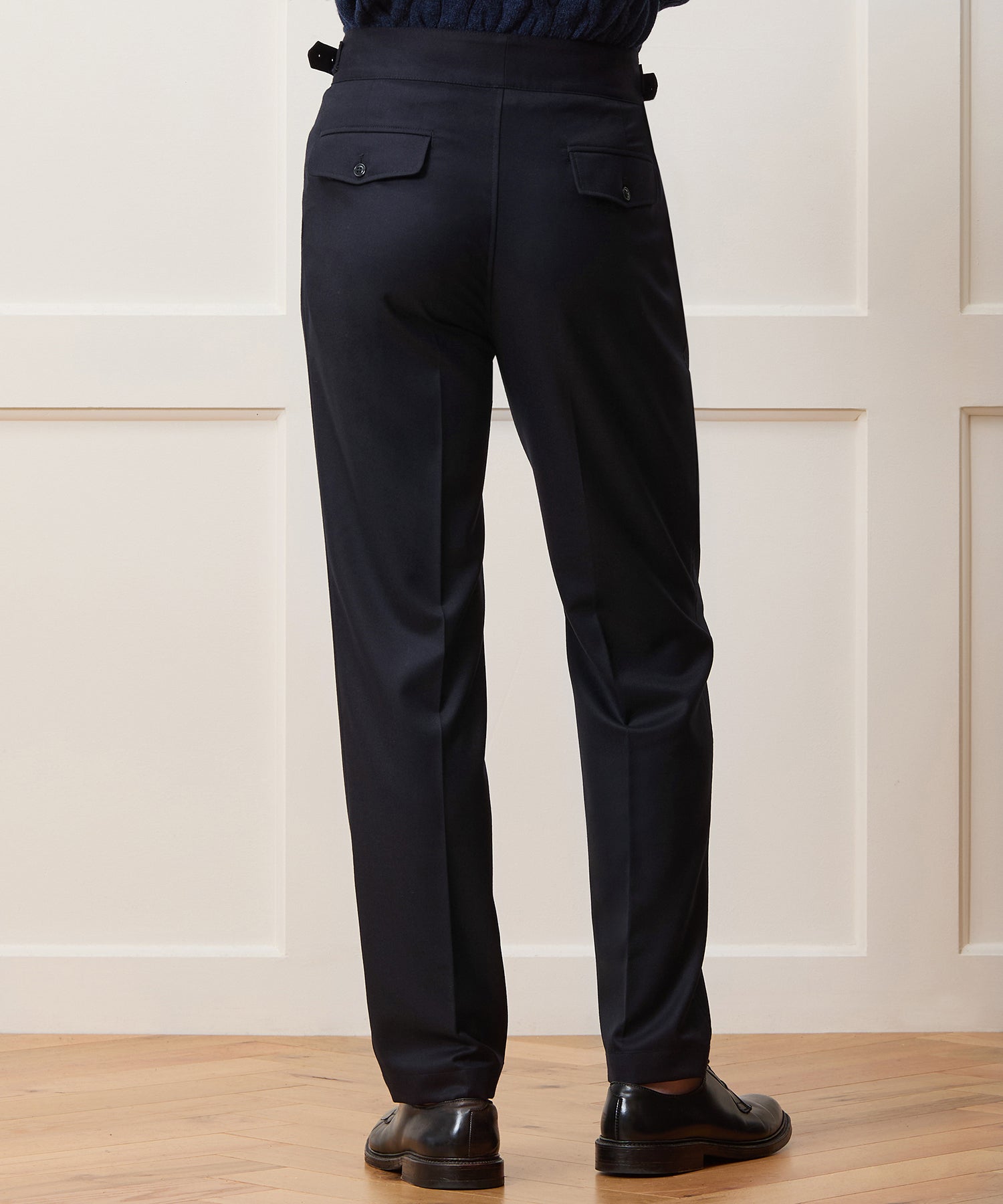 Italian Flannel Gurkha Trouser in Navy – Todd Snyder