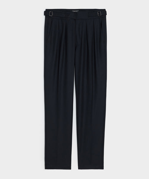 Italian Flannel Gurkha Trouser in Navy – Todd Snyder