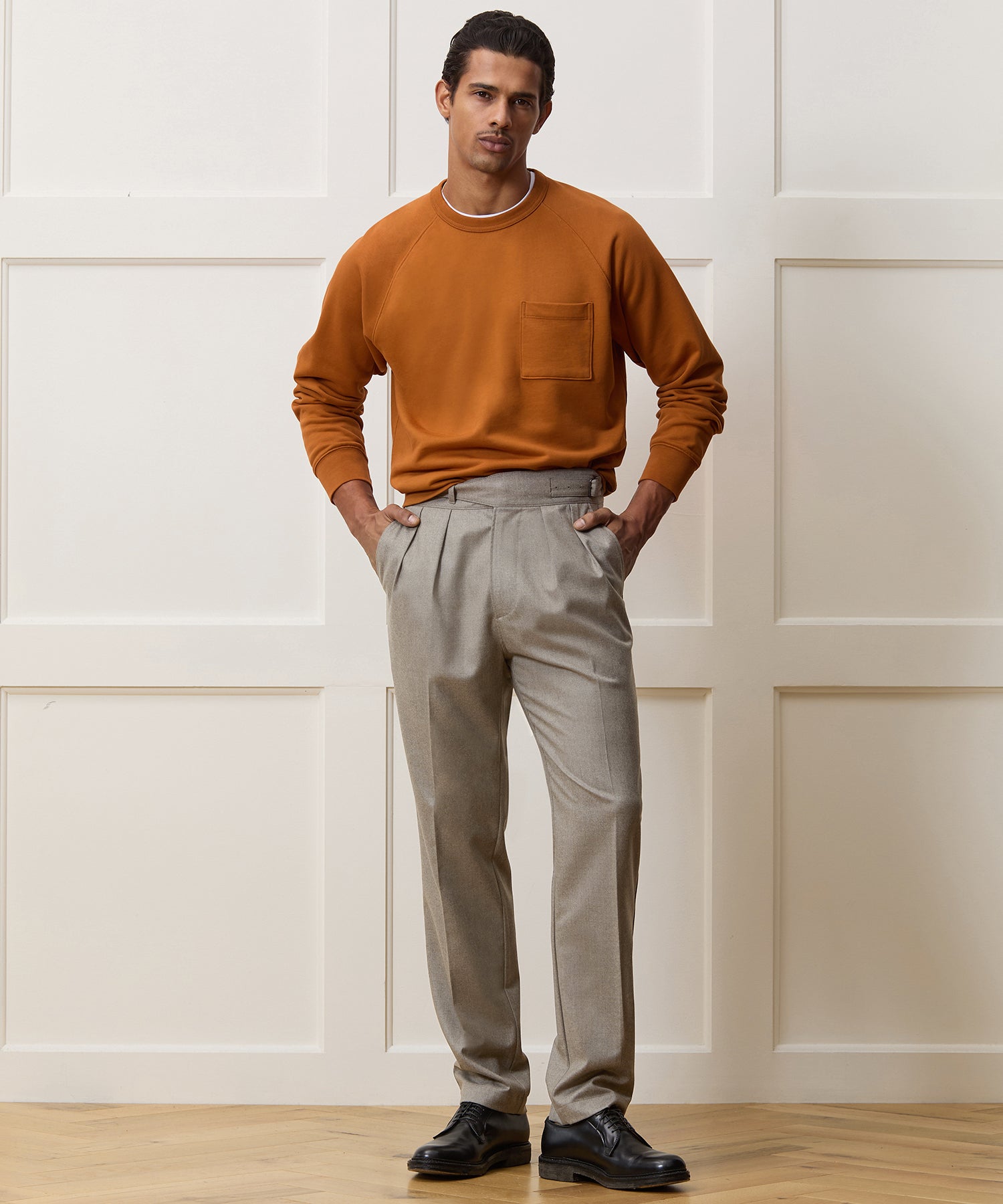 Italian Flannel Gurkha Trouser in Taupe – Todd Snyder