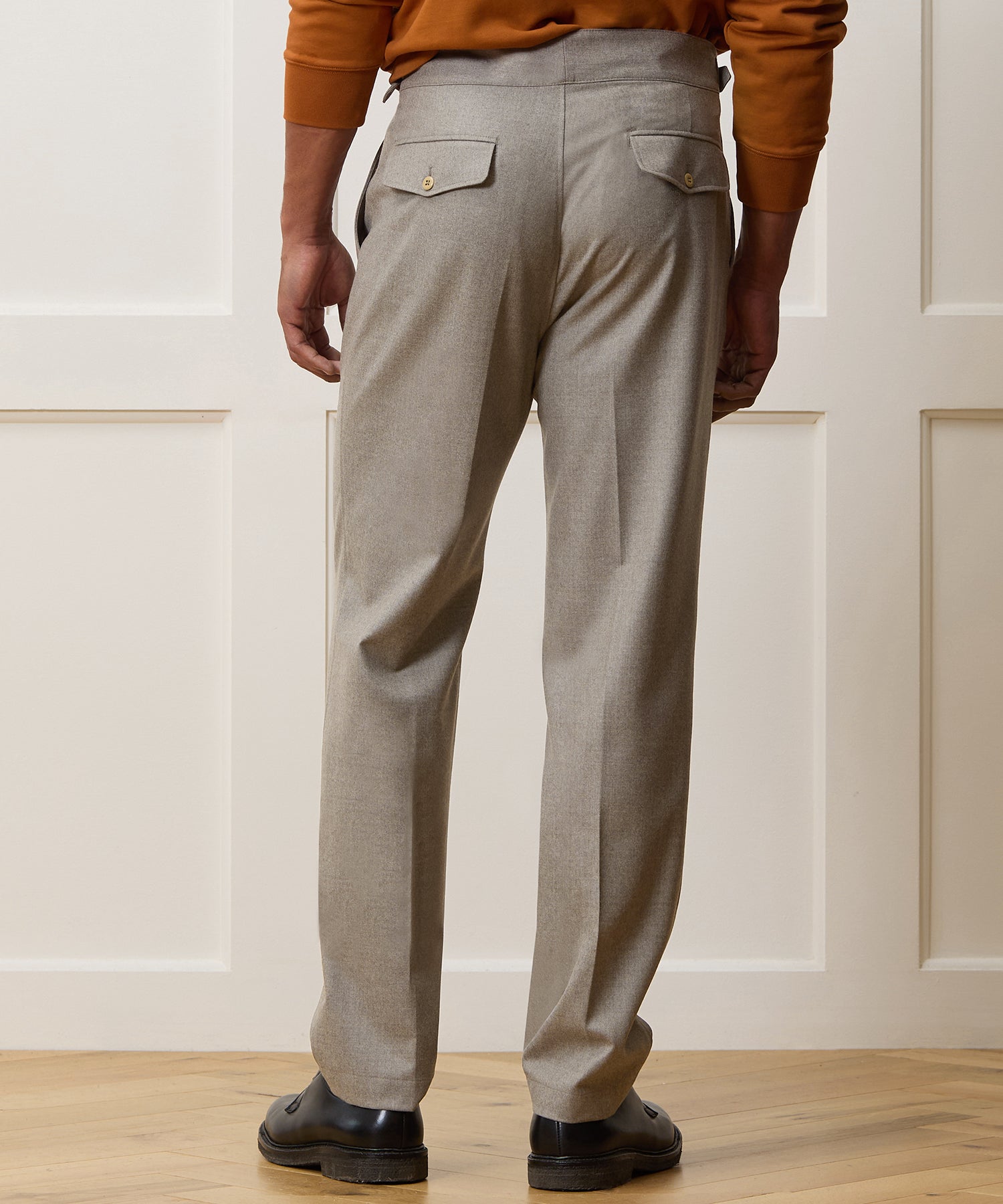 Italian Flannel Gurkha Trouser in Taupe – Todd Snyder