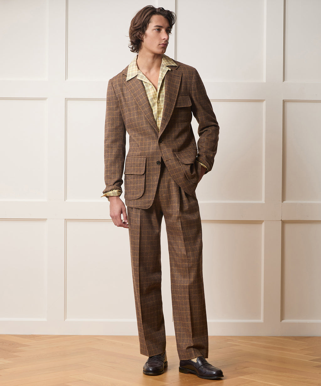 Italian Wool Guncheck Wythe Suit