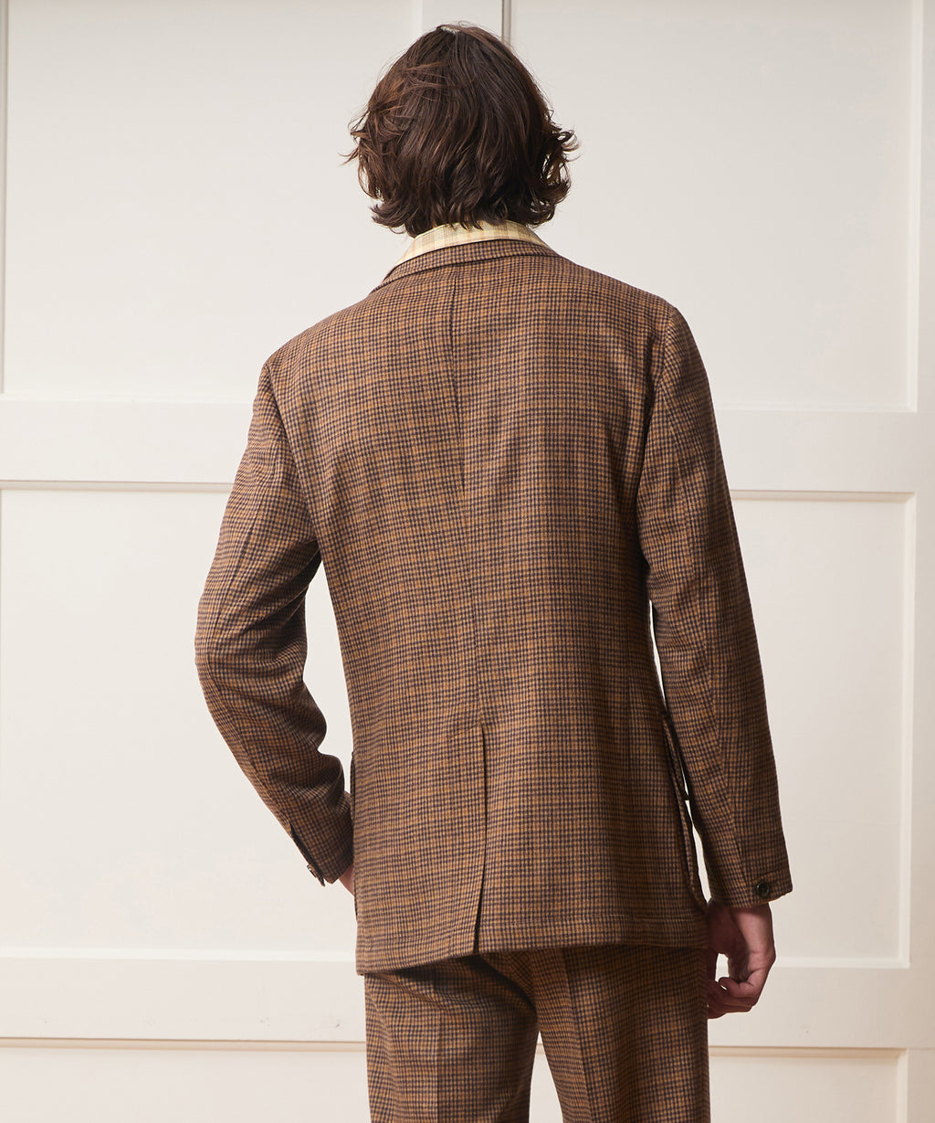 Italian Wool Guncheck Wythe Suit