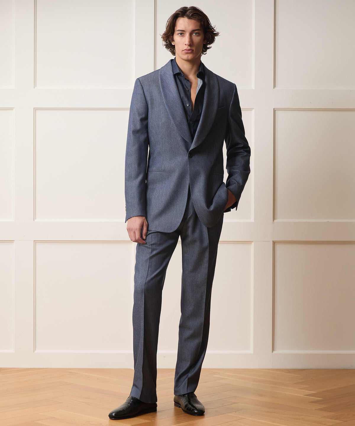 Italian Cashmere Dayshawl Tuxedo