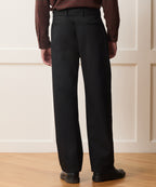 Italian Belted Barrel Pant