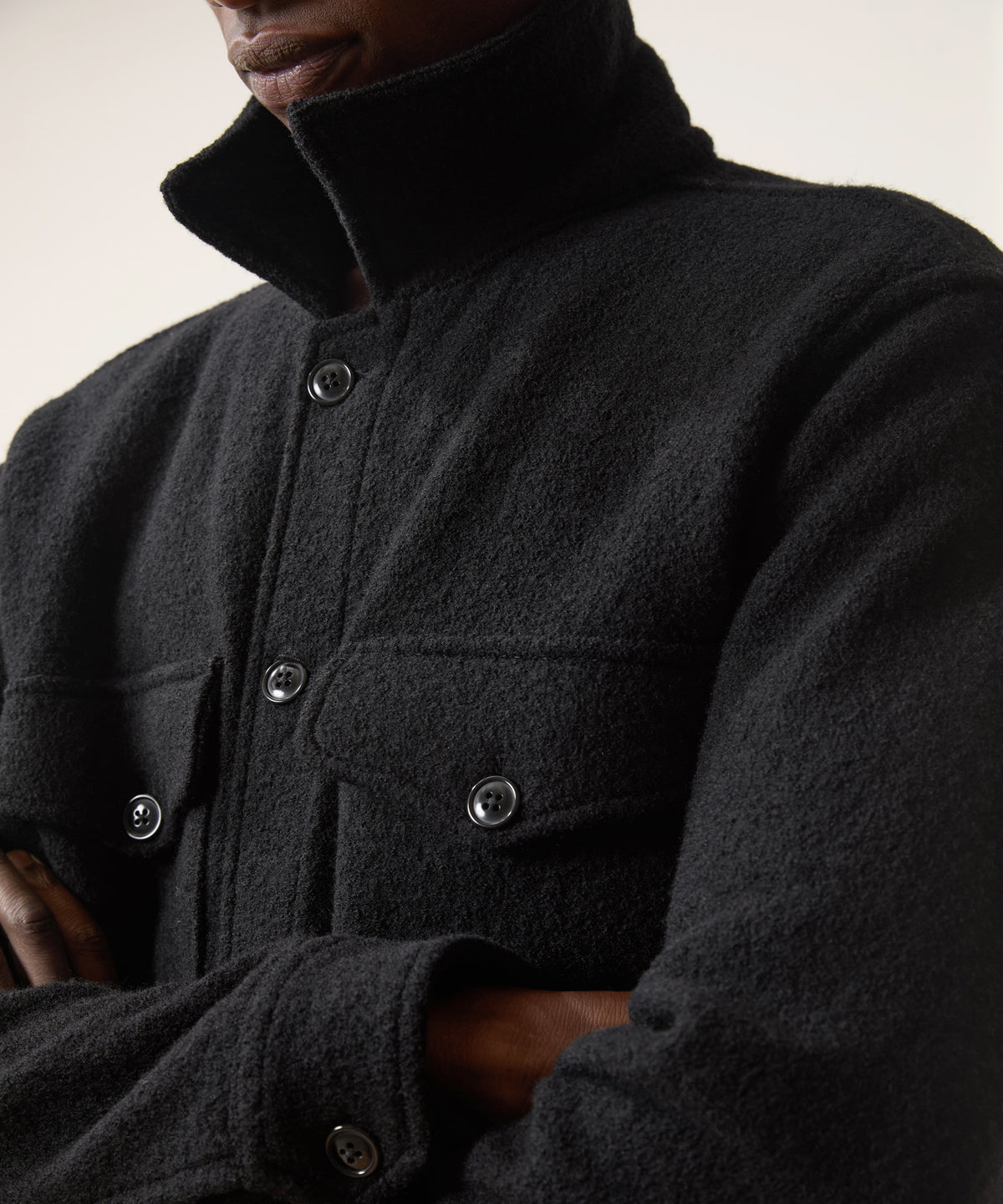 Boiled Wool CPO Jacket