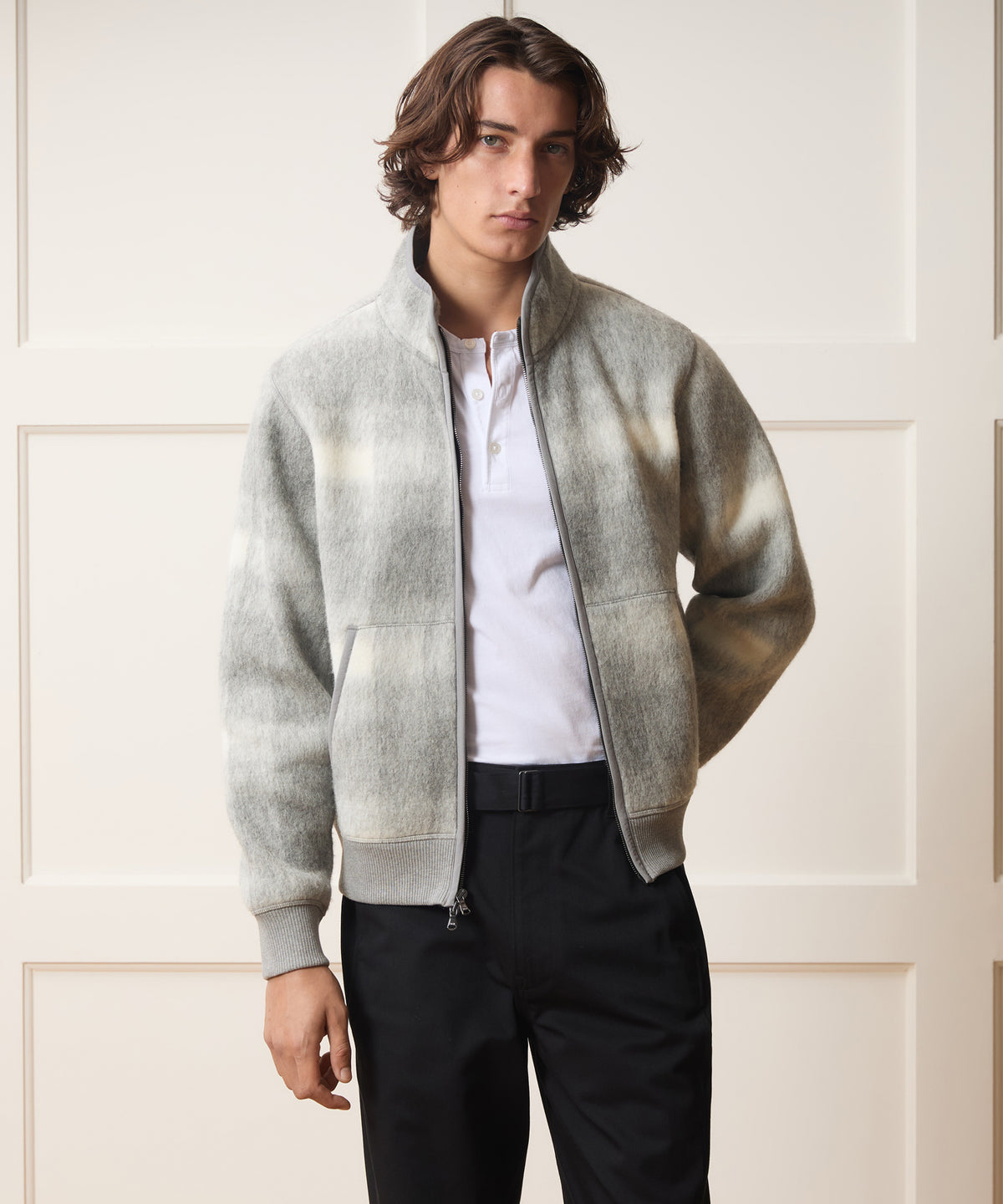 Italian Shadow Plaid Jacket