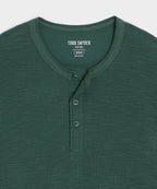 Lightweight Mini Waffle Henley