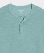 Lightweight Mini Waffle Henley