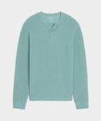 Lightweight Mini Waffle Henley