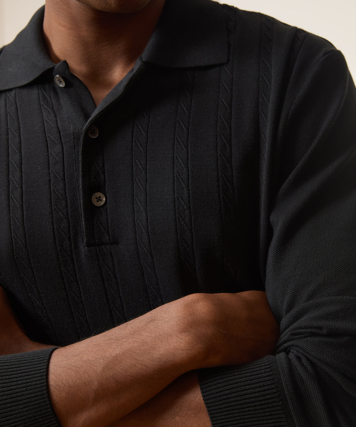 Long-Sleeve Grant Polo