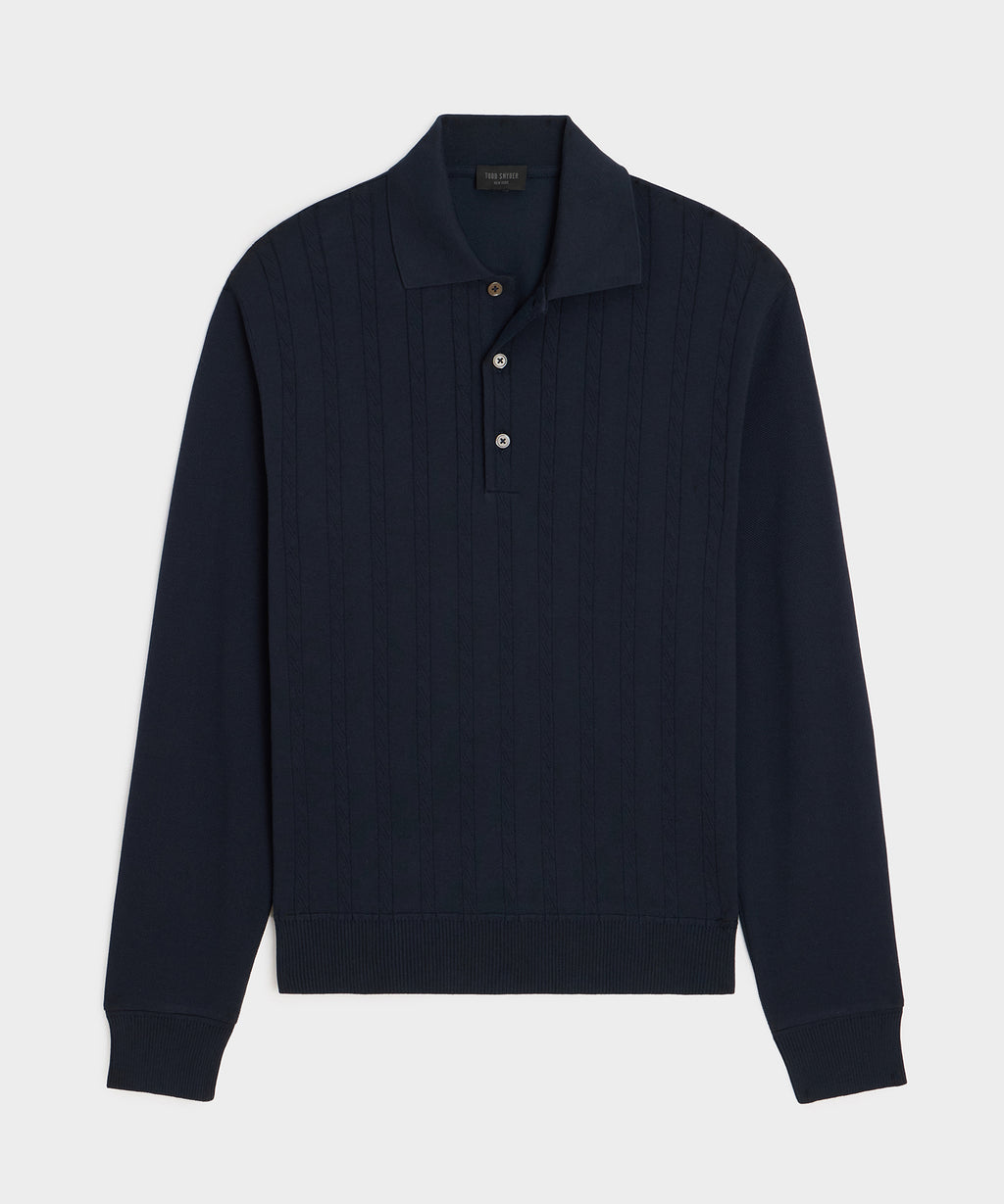 Long-Sleeve Grant Polo