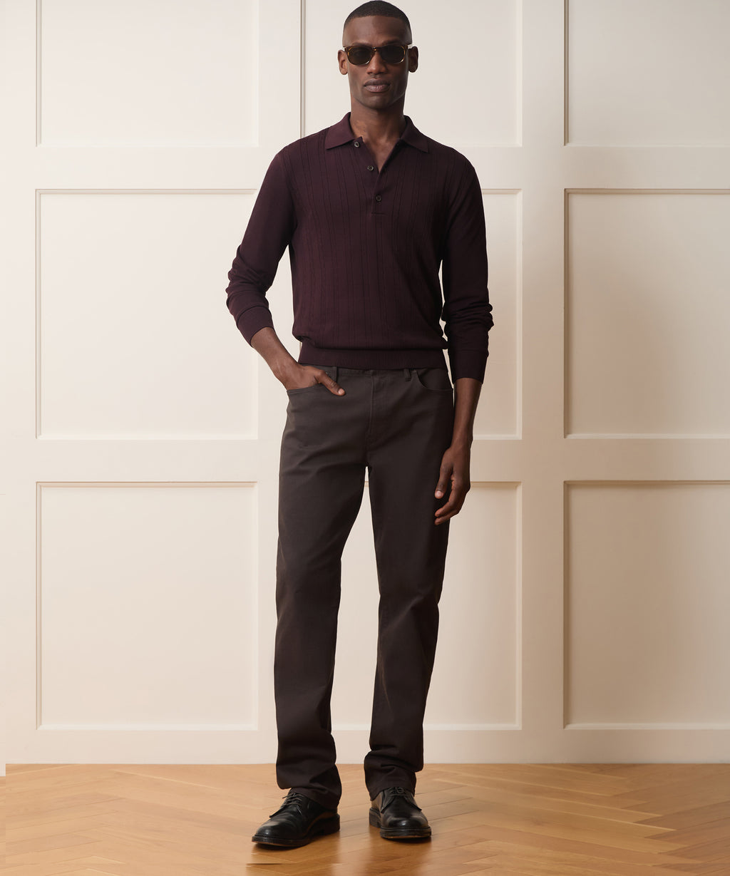 Long-Sleeve Grant Polo