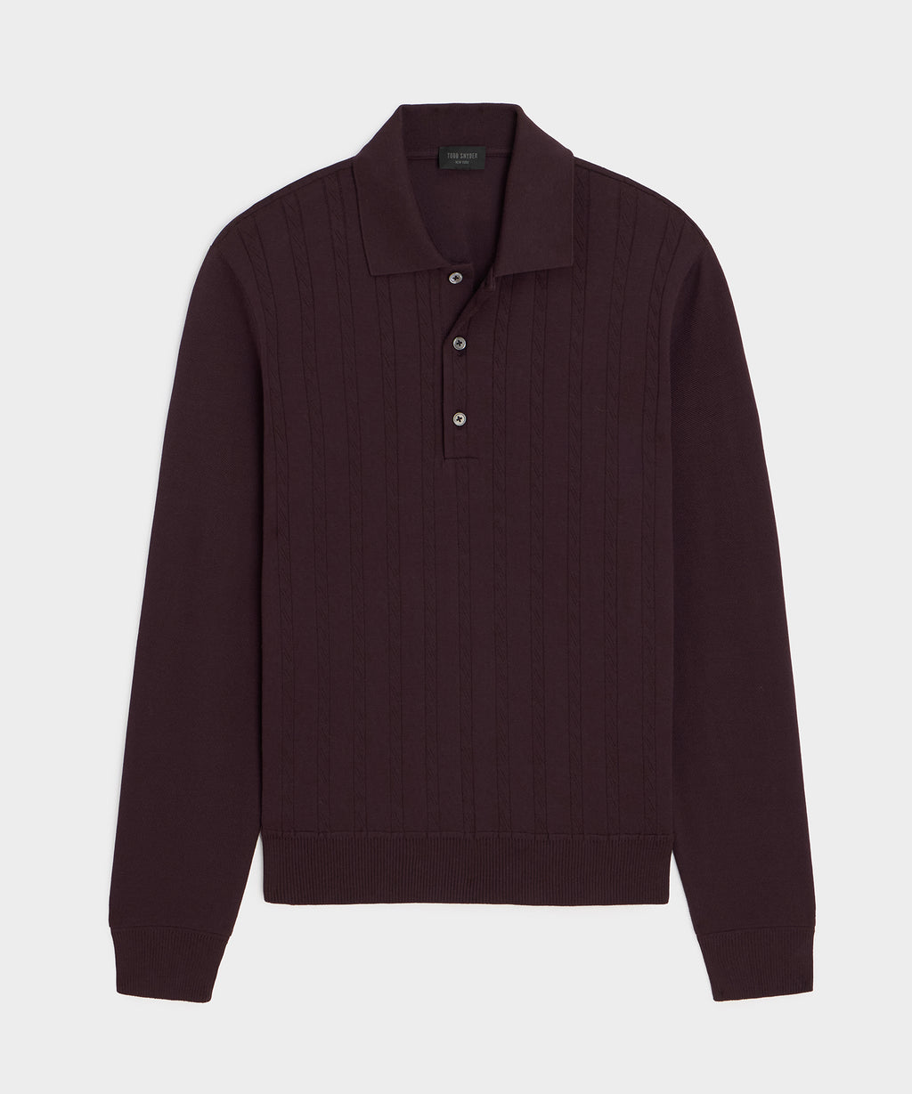 Long-Sleeve Grant Polo