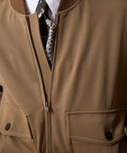 Italian Gabardine Bomber Jacket
