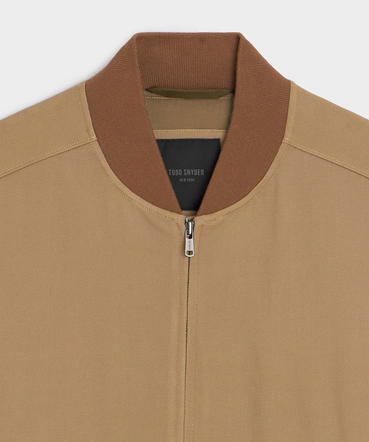 Italian Gabardine Bomber Jacket