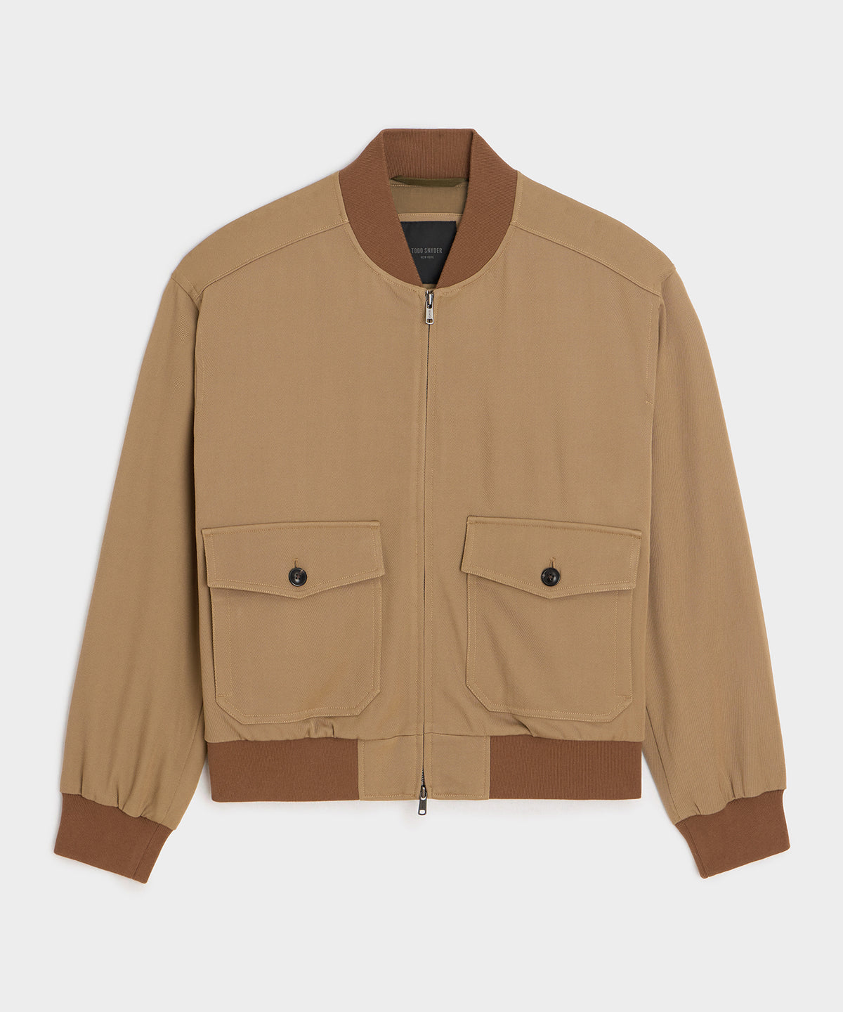 Italian Gabardine Bomber Jacket