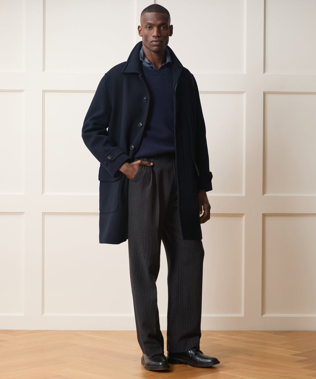 Italian Wool-Cashmere Car Coat