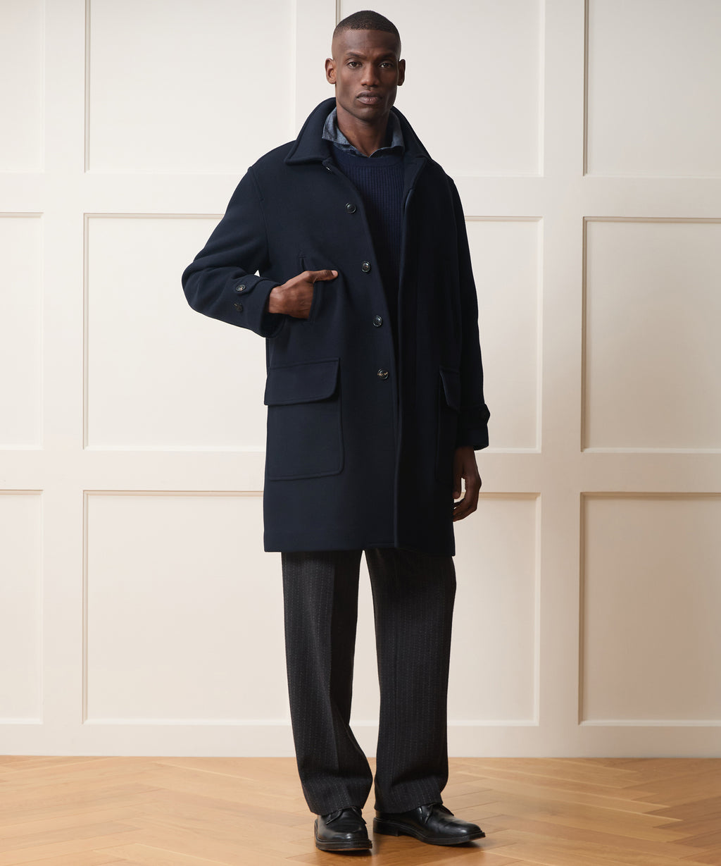 Italian Wool-Cashmere Car Coat