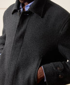 Italian Houndstooth Car Coat