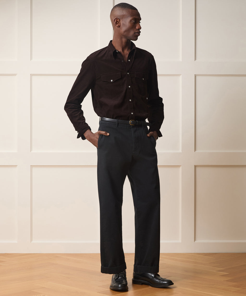 Corduroy Western Shirt