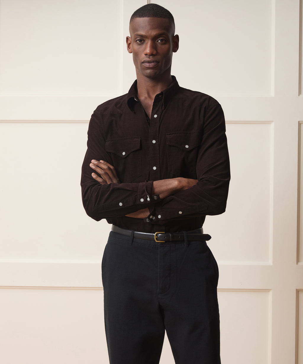 Corduroy Western Shirt