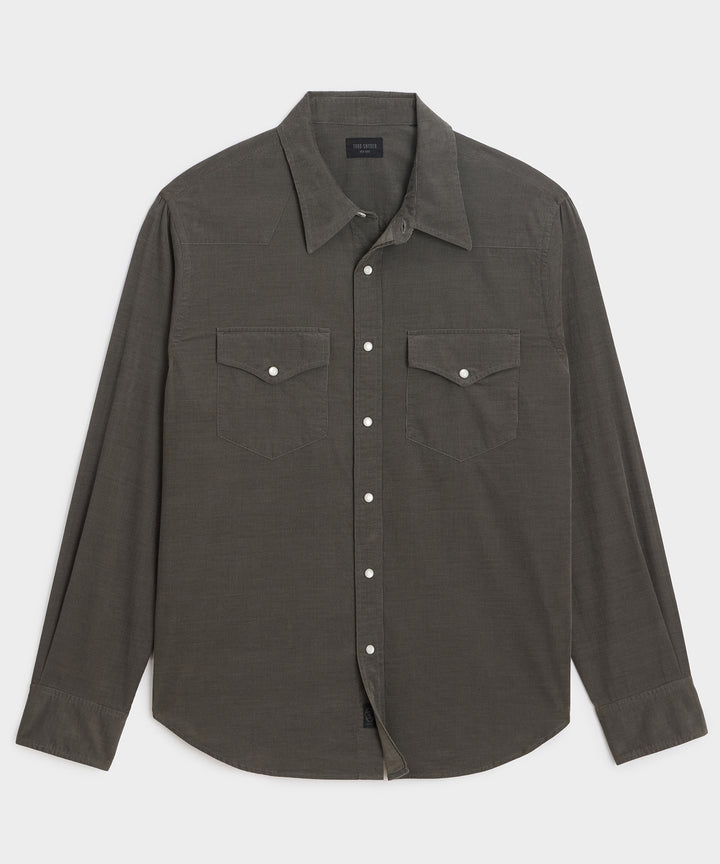 Corduroy Western Shirt