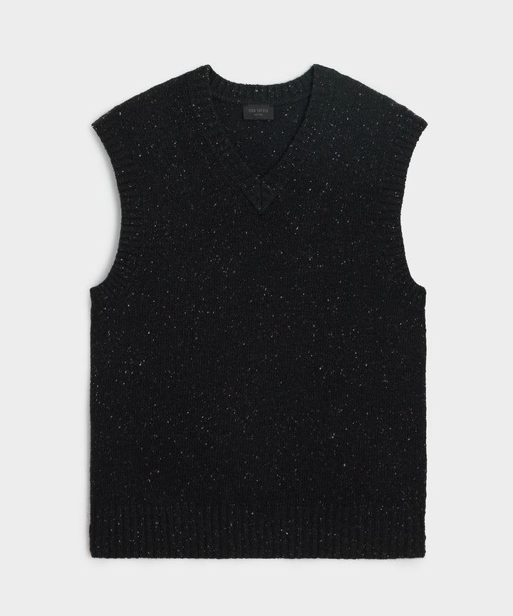Donegal Cashmere Sweater Vest