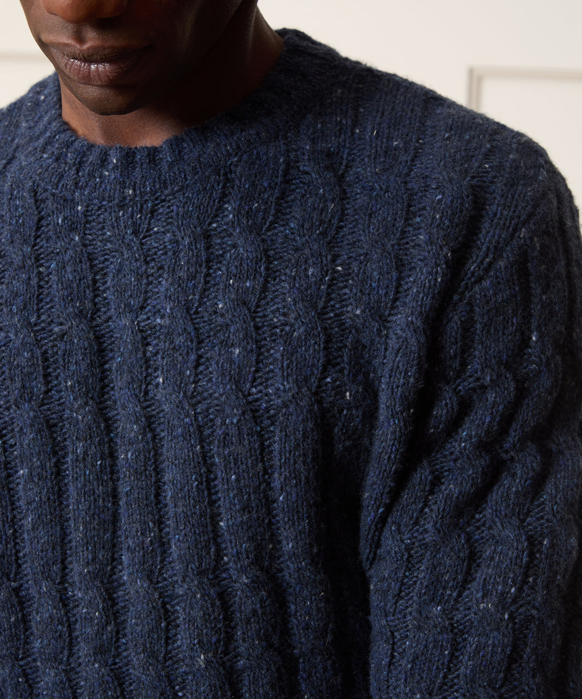 Donegal Cable Crewneck