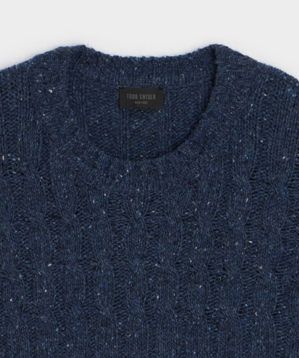 Donegal Cable Crewneck