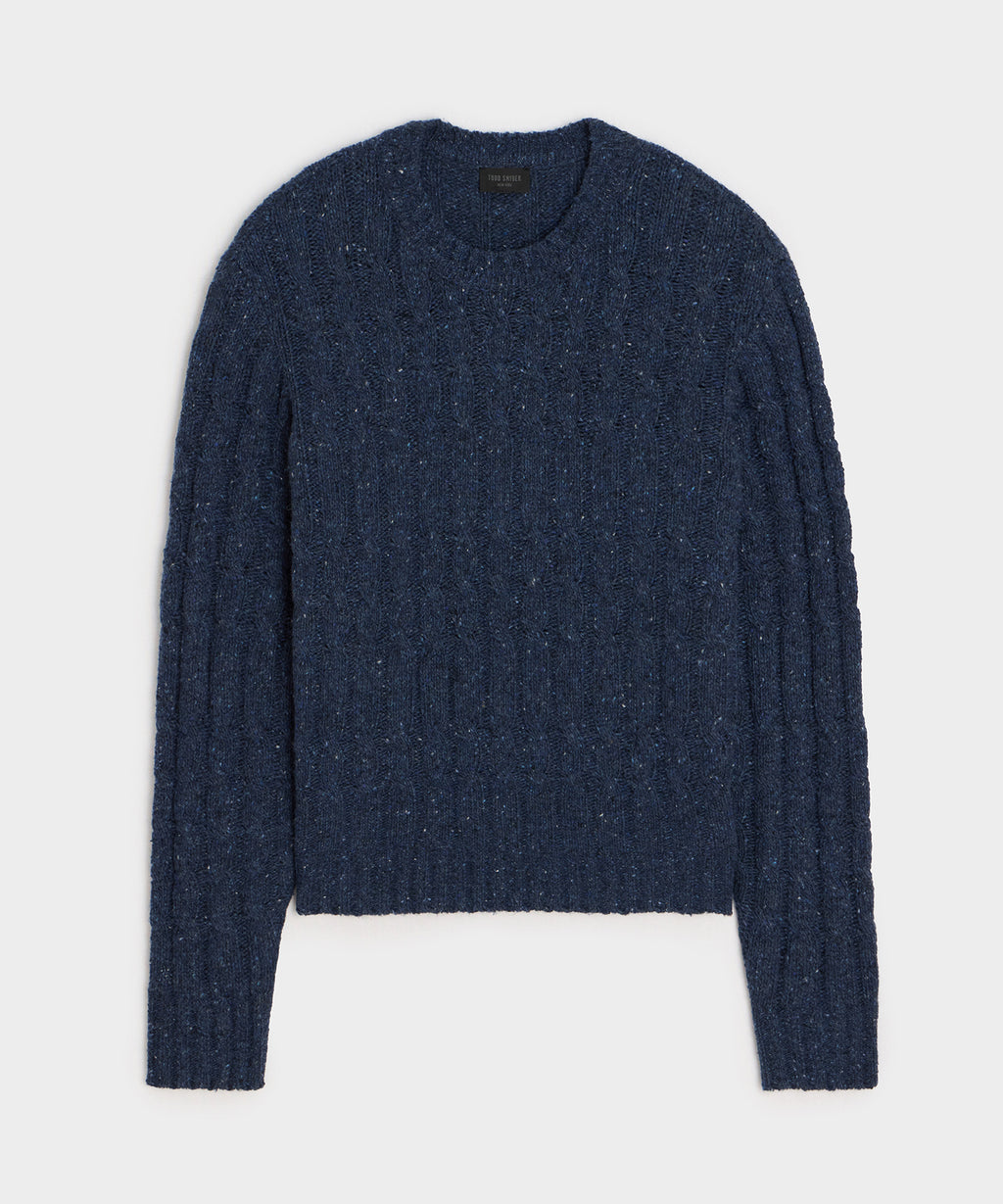 Donegal Cable Crewneck