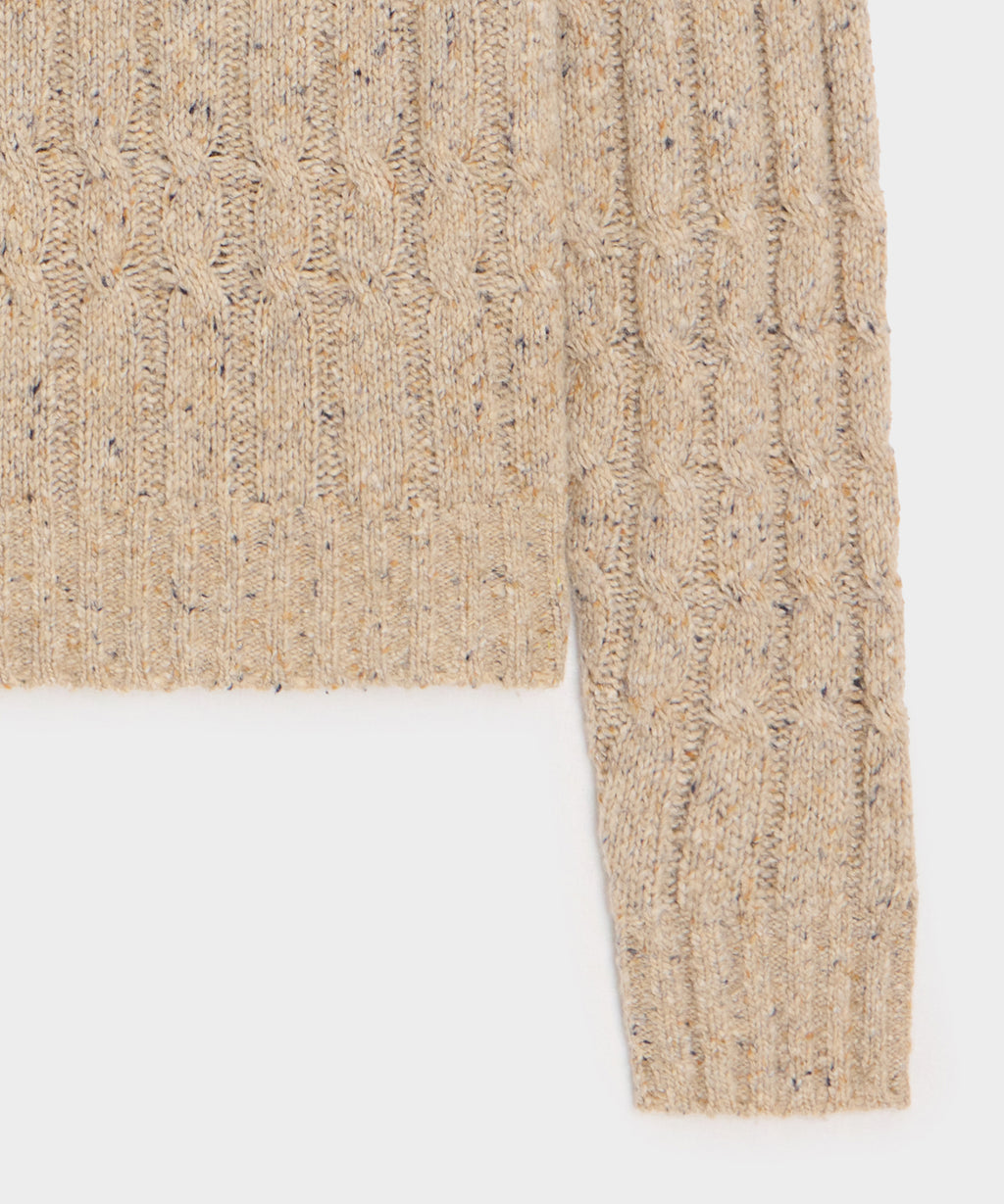 Donegal Cable Crewneck