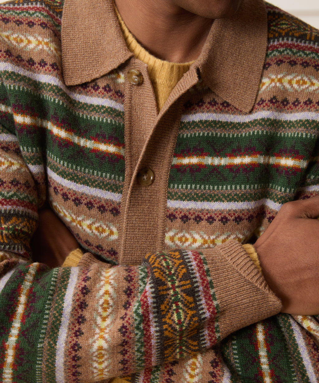 Fair Isle Sweater Polo