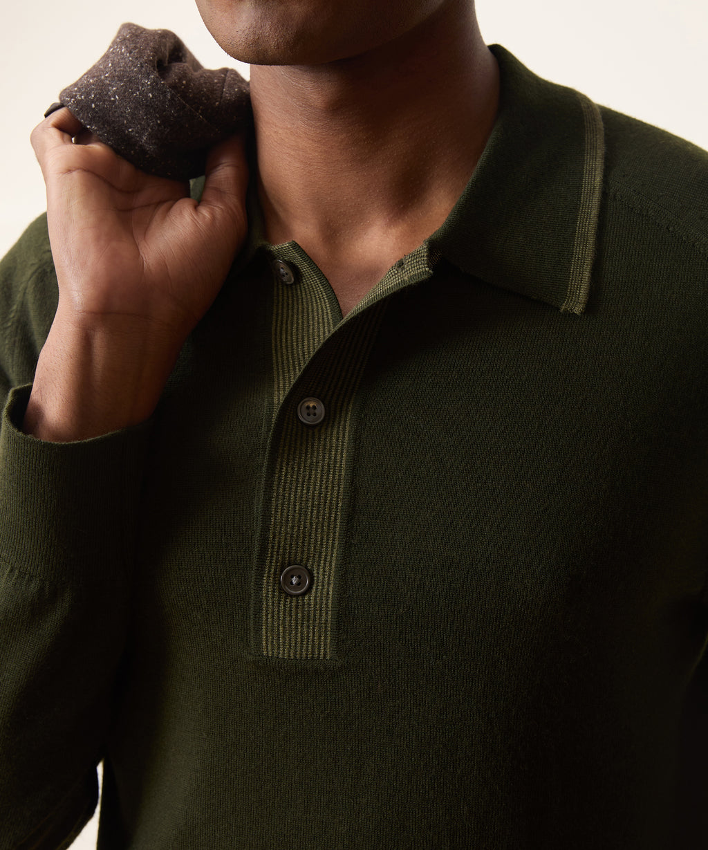 Merino Sweater Polo