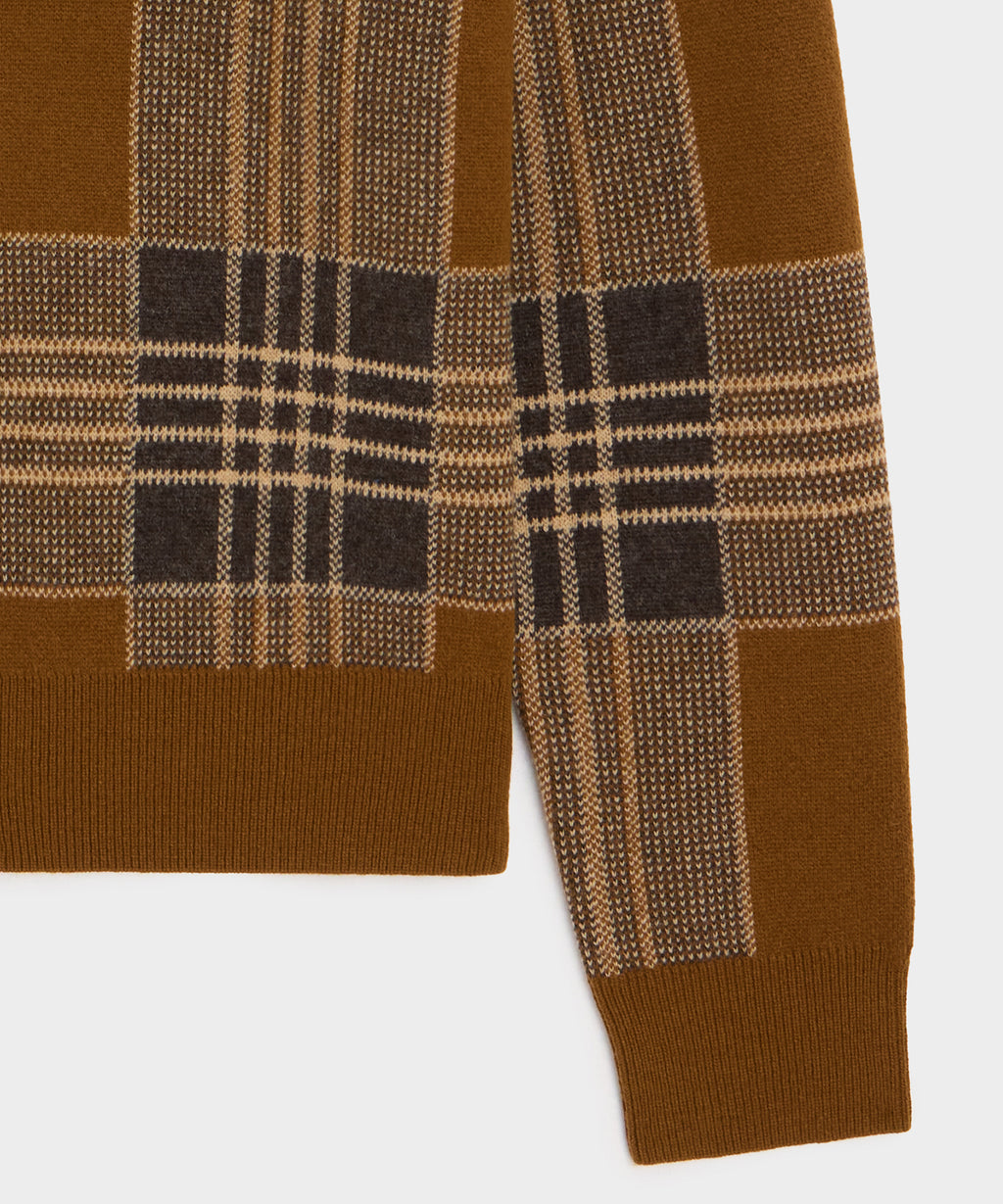 Plaid Sweater Polo