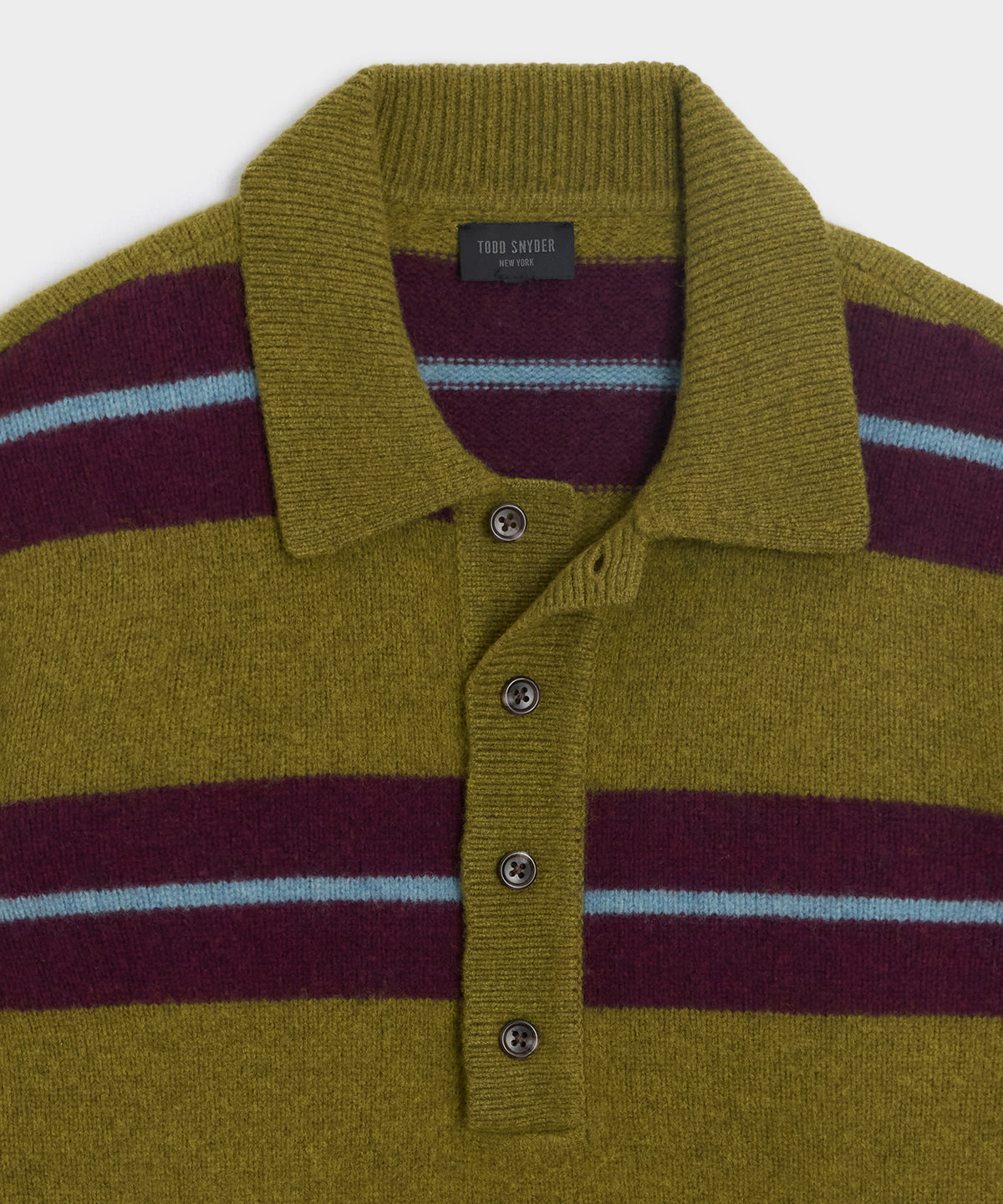 Boiled Wool Sweater Polo